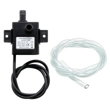 Small Water Pump, 12V Silent Water Cooled Brushless Cooling Water Pump Waterproof Centrifugal Pump for Pet / Pond Etc