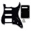 Pickguard Scratch Plate Guitar Back Plate Set för Elgitarrdel (3-Lagers Svart) 1