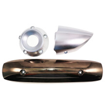 Copertura del Tubo di Scarico del Motociclo Protezione del Cappuccio Protezione Dello Scudo Termico per TMAX500 TMAX530 2011-2016 TMAX 500530