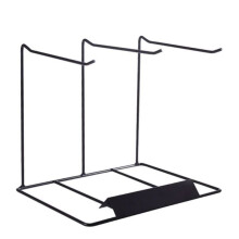 Simple Earring Stand, Hanging Necklace Case Metal Necklace Storage Frame Jewelry Display Rack Black