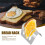 Toast Rack Bread Holder 4 Slice Slots Bread Loaf Stand Stainless Steel Tool Cooling Grid Bread Rack 4