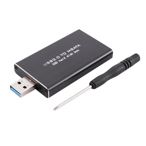 MSATA un USB USB 3.0 un MSATA SSD Enclosure USB3.0 un MSATA Case Hard Disk Adapter M2 SSD External HDD Box HDD Case