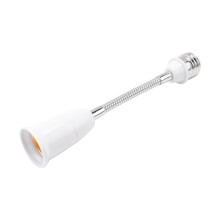 19 cm langen, flexiblen Schwanenhals E27 auf E27 LED Gluehbirne Verlaengerung Adapter