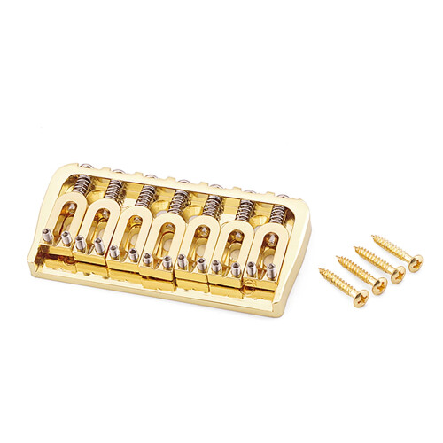 7 String Guitar Saddle Bridge Fixed Bridge for Electric Guitar/Strings Through Body Guitar Replacement 1