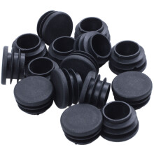 15 Pezzi di Tappi per Gambe da Tavolo per Sedie, Diametro 25 Mm, Tubo Tondo Inserito in Plastica