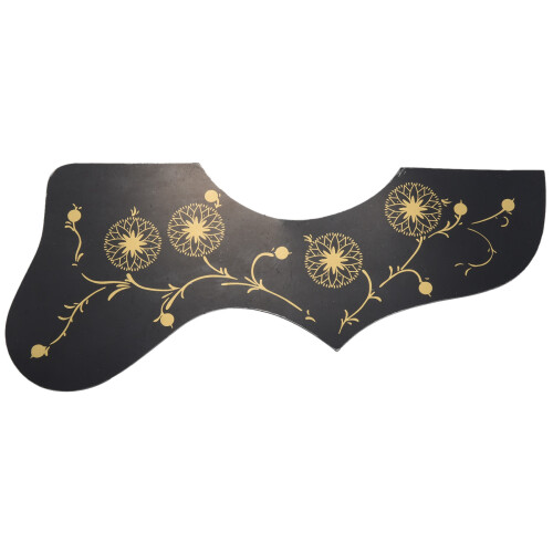 Blumenschmuck EJ200 Style Akustikgitarren Schlagbrett, Schwarz