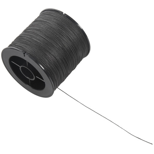500M 50Lb Bunte 4 Stränge Multifilament Pe Braid Angelschnur (Schwarz) 2