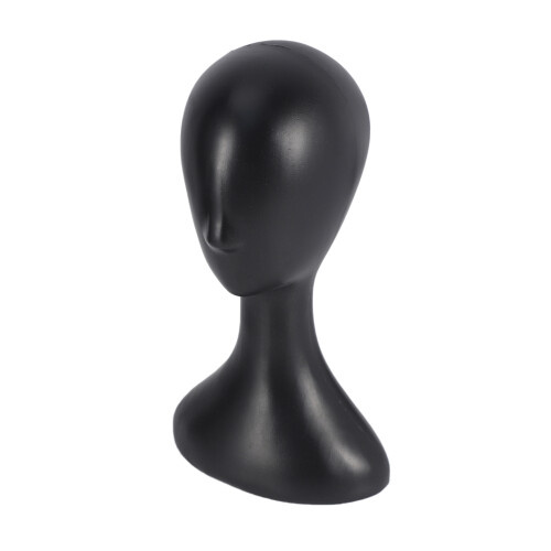 Lady high plastic  wig  female model  Black