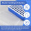 Laboratorio Lab Plastic 50 Sockets 1.5ml Centrifuga Tube Contenitore Supporto Stand 5