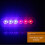12V-24V 6LED Luce Flash Emergenza Veicolo Auto Strobe Lampeggiante Blu E Rosso 2
