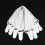 4 Pcs Home White Elastic Mattress Bed Sheet Grippers Clips 8