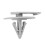 10x  Flare Moulding Panel Trim Clips For  for  COOPER Gray 6