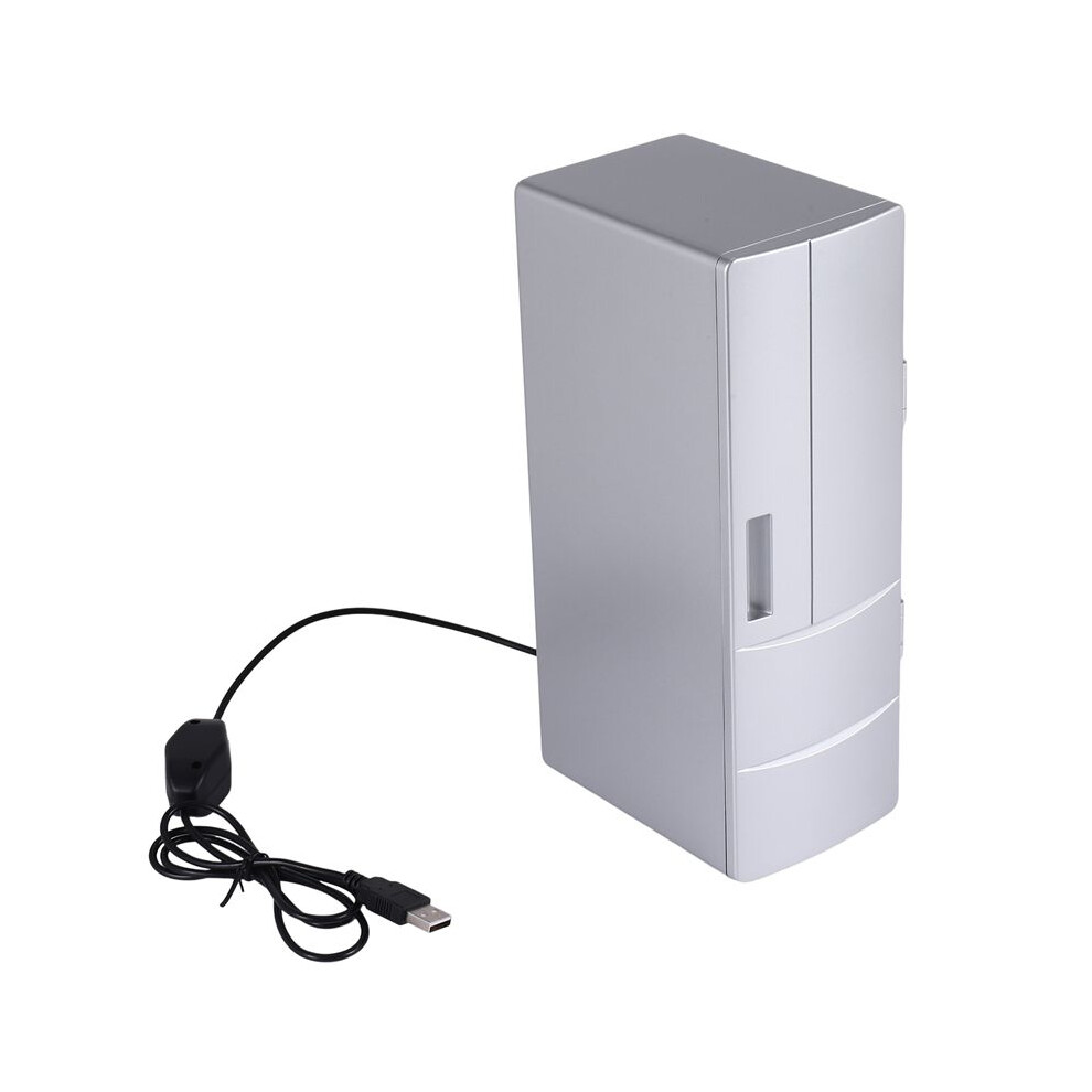 Refrigerator Usb Fridge Freezer Cans Drink Beer Cooler Warmer Travel Refrigerator Icebox Car Office Use Portable 4712433882011