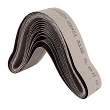 10 PeçAs Cintas de Lixa para Moagem Polimento Misto 60/120/150/240 GrãO 50 X 686 Mm