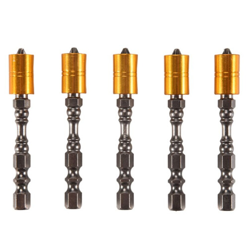 5 Pcs Strong Magnetic Screwdriver Bit Set 65Mm Phillips Electronic Screwdriver Bits For Plasterboard Drywall Screw Driver