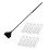 Aquarium Algae Scraper Fish Tank Cleaner Maintenance Glass Cleaner Scraper with 10 Blades 1