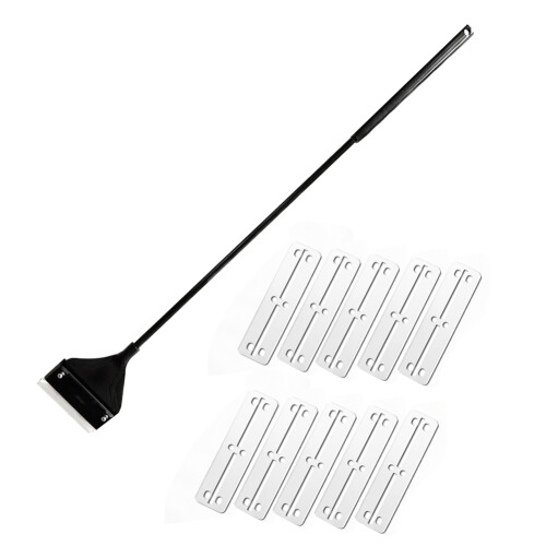 Aquarium Algae Scraper Fish Tank Cleaner Maintenance Glass Cleaner Scraper with 10 Blades