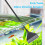 Aquarium Algae Scraper Fish Tank Cleaner Maintenance Glass Cleaner Scraper with 10 Blades 2
