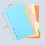 10 Sets A6 Subject Dividers Paper Sheet, Punched File Card Dividers,Tabbed Index Divider for Notebook Insert Planner 7