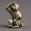 Bronze  Monkey Statue Monkey Statue Landscape Accessories, Tea Table, Desk Antique Small Bronze Ware 2