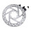 Rotor de Disco de Freio de AçO de Scooter EléTrico de 140 Mm para Skate de 10 Polegadas  M4 Rotor de Disco de Freio de Scooter EléTrico 3