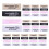 120 Pieces Personalized Sewing Labels Sew  Clothing Labels Handmade Interlocking Heart Pattern Label Tags 1