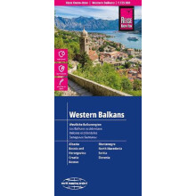 Western Balkans Map 1725000 Other Book
