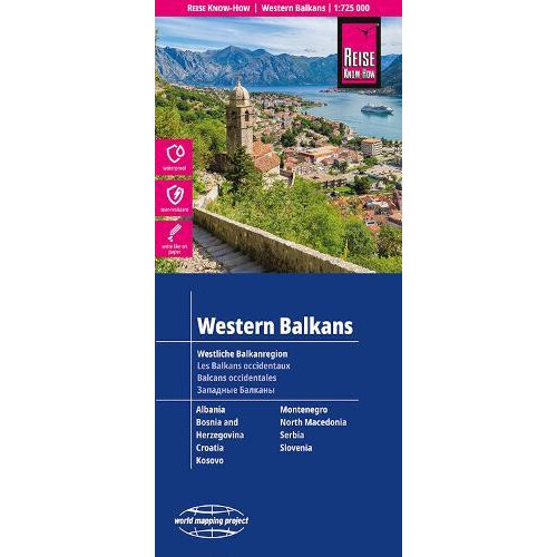 Western Balkans Map 1725000 Other Book