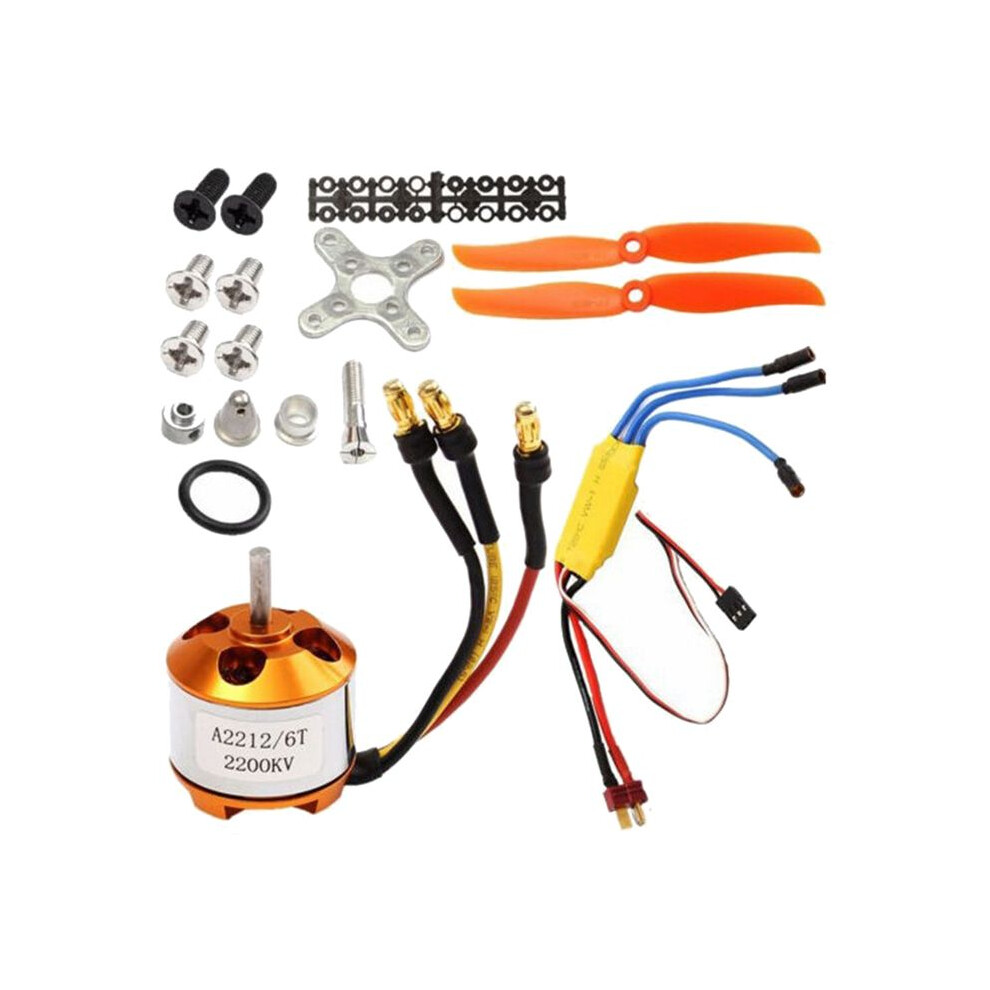 2212 2200Kv Motor+30A Esc+6035 Propeller+Propeller Protector Electric Motor Kit For Rc Airplane Motor 4713387302037