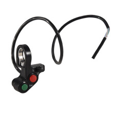 Motorcycle Handlebar  Electric Bike Scooter Horn Turn Signals /Off Button Light