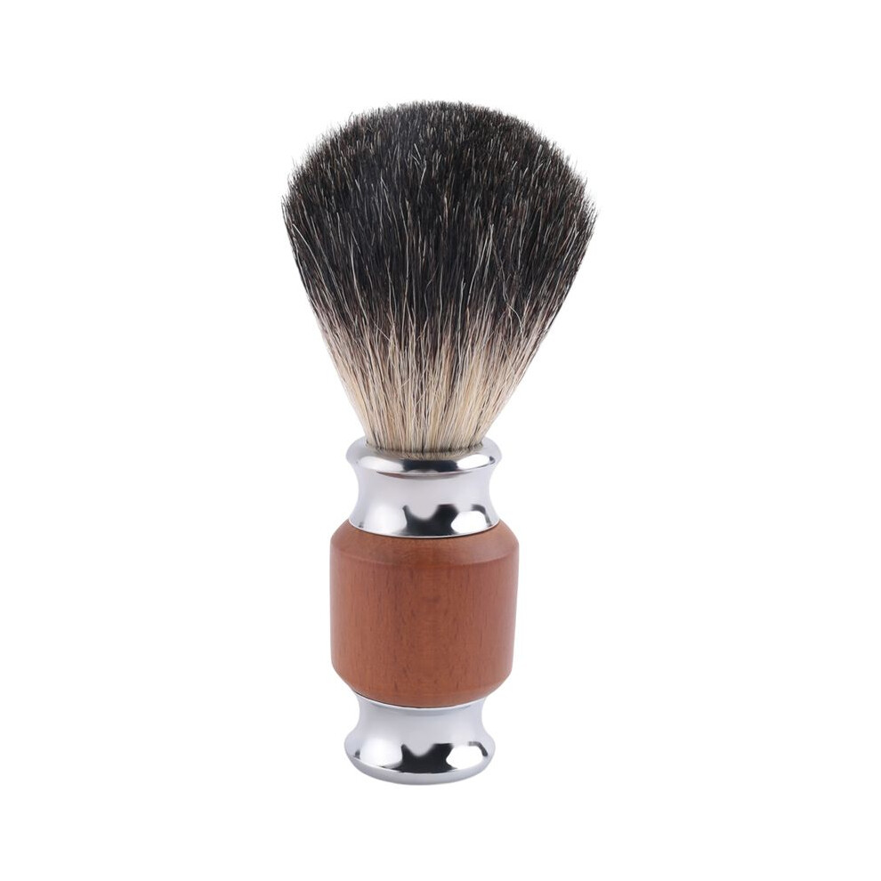 1Pcs Pure Badger Hair Beard Brush Men's Shaving Brush with Wooden Handle Supply Various Hair Razors