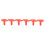 Badminton Racket Racquet Stringing Grommets Eyelets Replacement Accessories Guard Tube 6 Nails Type Red 7