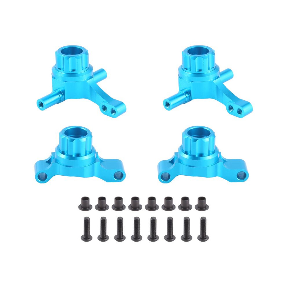 4Pcs Metal Front And Rear Upright Knuckle Arms Steering Knuckle Set For Tt02 Tt-02 1/10 Rc Car Upgrade Parts 4713140063700