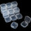 36 Pieces Rectangle Clear Plastic Containers Transparent Beads Storage Containers Jewelry Storage Box 2