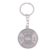 Calendrier Perpétuel Porte-Clés Porte-Clés En Métal Unique Anneau À Chaîne 50 Ans Nouveau Chaud