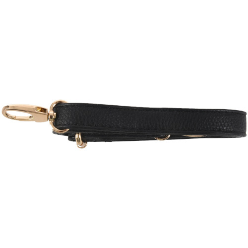 Women'S PU Leather Adjustable Messenger Bag Strap Black 2