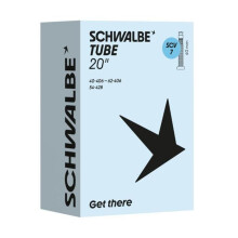 Pyörän sisäkumi - SCHWALBE - SCV7 - 20 x 1.50-2.40 (40-62x406) - Clik-venttiili 40 mm - Musta