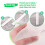 20 PCS Cosmetic Make  Brushes Guards Mesh Protectors Cover Sheath Net White 2