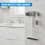 GEEZY GEEZY Mop Broom Brush Holder Adhesive Wall Mounted Space Saving Organizer Utility Room 7