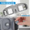 GEEZY GEEZY Mop Broom Brush Holder Adhesive Wall Mounted Space Saving Organizer Utility Room 5
