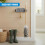 GEEZY GEEZY Mop Broom Brush Holder Adhesive Wall Mounted Space Saving Organizer Utility Room 2