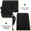 3Pcs USB Power Strip with Overload Protection Copper Black Extender 5