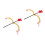 2Sets Plastic Cloth Cupid Bow and Arrow Costume Set for Party Use 8