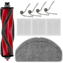 Replacement Parts for  Q7 M5 Robot Vacuum Cleaner, Roller Brush, Side Brushes, HEPA Filters, Mop Pads