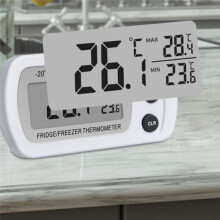 Thermomètre Numérique pour Congélateur LCD Thermomètre de Réfrigérateur Étanche Thermomètre Électronique Domestique