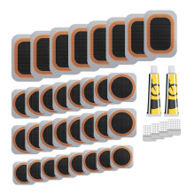 Kit de Réparation de Pneus de Vélo - Kits de Réparation de Crevaison de Chambre à Air de Vélo pour Moto, Vélo de Route, Vélo de Montagne