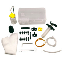 Kit de purge de frein à disque 190x110x60mm or/bleu/noir