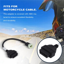 6 to 16 Pin OBD2 Connectors Diagnostic Tools OBD Extension Cables Adapters for Motorcycle Z Serie