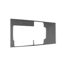 Für  3 Axela 2020-2024 Carbon Fiber Mittelkonsole Schalthebel Panel Abdeckung Trim Innenzubehör