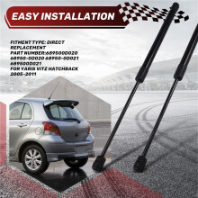 Car Rear Tailgate Boot Gas Support Struts for  Yaris Vitz Hatchback 2005-2011 689500D020 68950-0D021 689500D021